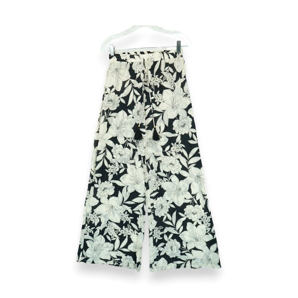 NWT Johnny Was Jade‎ Women's Clemence Floral-Print Easy Pants Size XS MSRP $265